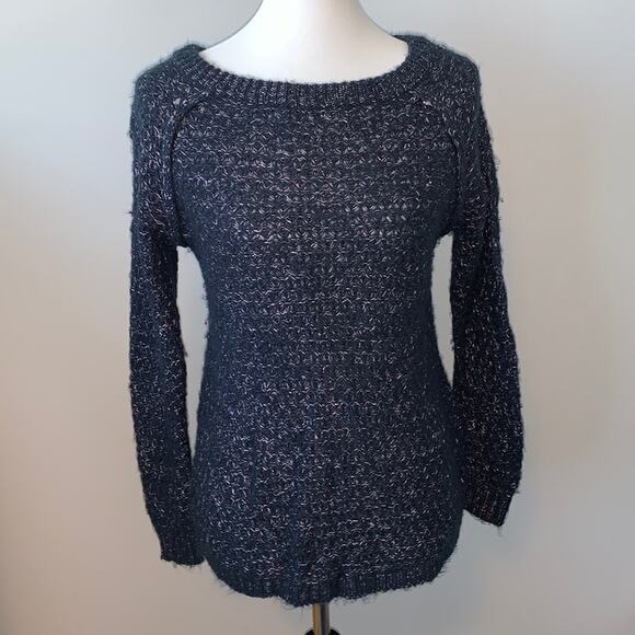 Frenchi Round Neck Knit Wool Sweater Sz S - Picture 1 of 8